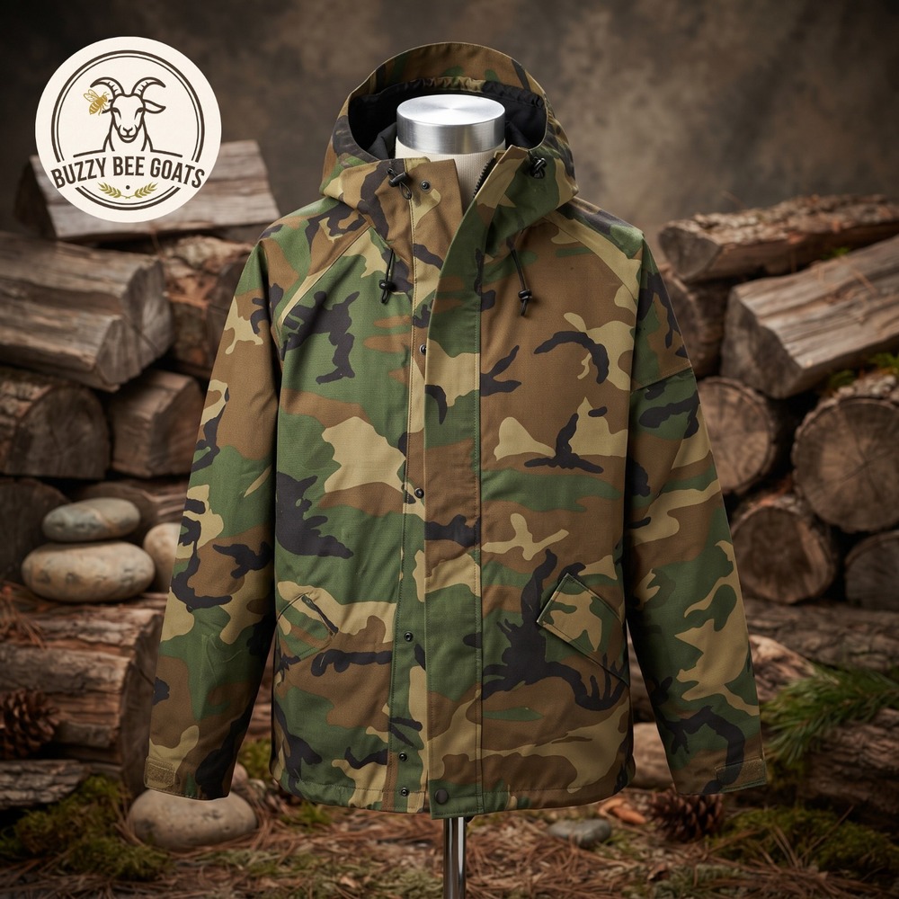 US Military ECWCS Gore-Tex Parka Large Regular Woodland Camouflage SZ XL